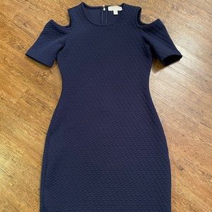 Michael Kors, Navy Short Sleeve Cold Shoulder (S)